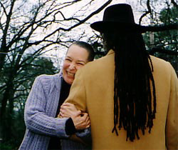Pearl Cleage and husband Zaron Burnett